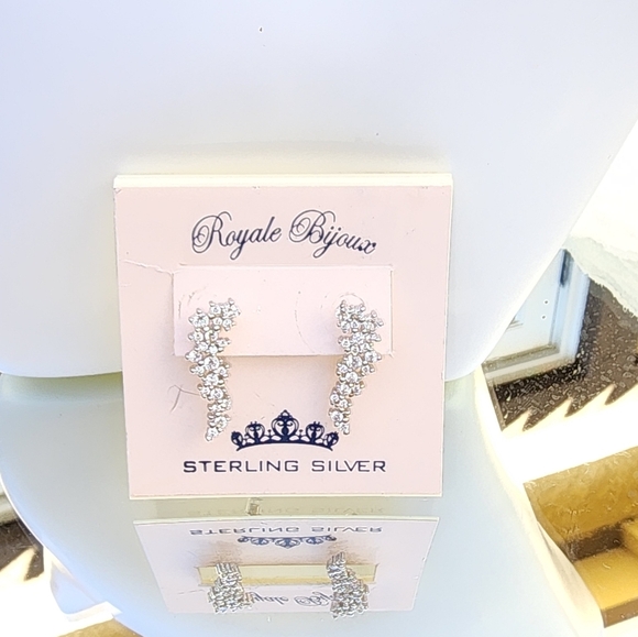 Sterling Silver Crawler earrings - Picture 1 of 2